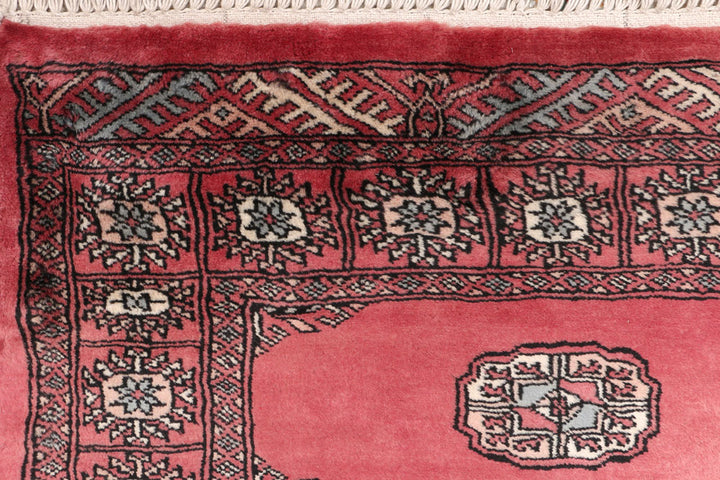 Indian Red Bokhara 2' 6 x 12' 6 - No. 46931 - ALRUG Rug Store