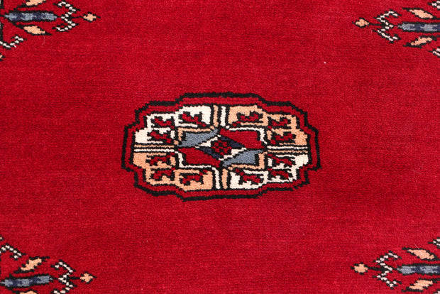 Dark Red Bokhara 2' 7 x 13' 1 - No. 46937 - ALRUG Rug Store