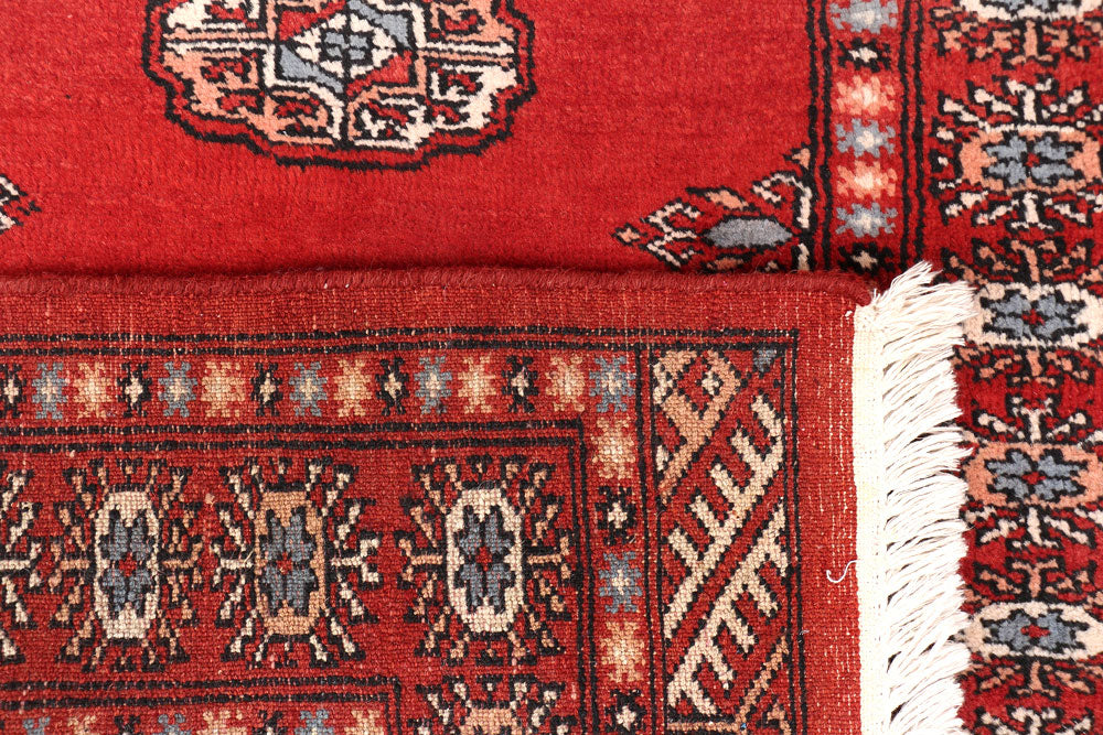 Firebrick Bokhara 2' 7 x 12' 11 - No. 46945 - ALRUG Rug Store