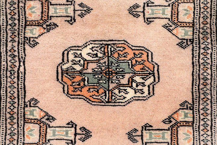 Tan Bokhara 2' 7 x 13' - No. 46949 - ALRUG Rug Store