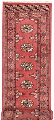Indian Red Bokhara 2' 7 x 13' 1 - No. 46952 - ALRUG Rug Store