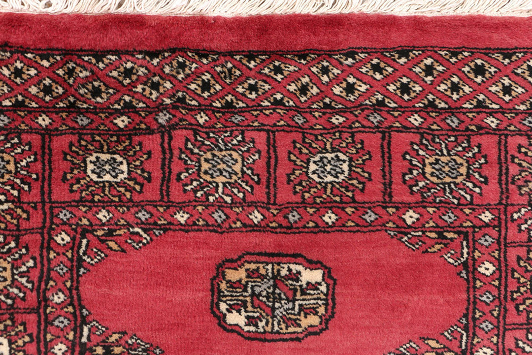 Indian Red Bokhara 2'  6" x 13'  1" - No. QA22956