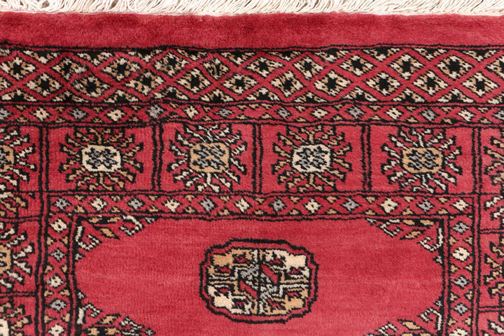 Indian Red Bokhara 2'  6" x 13'  1" - No. QA22956