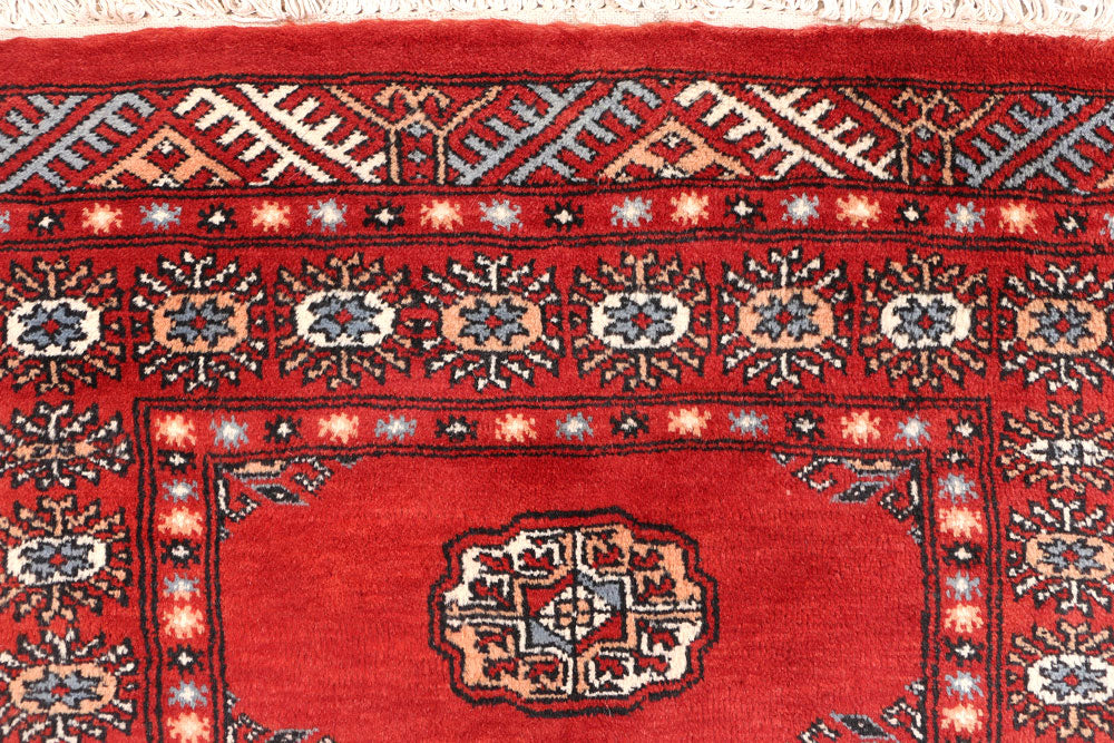 Firebrick Bokhara 2' 7 x 13' - No. 46956 - ALRUG Rug Store