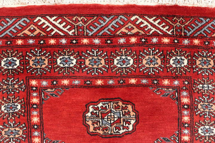 Firebrick Bokhara 2' 7 x 13' - No. 46956 - ALRUG Rug Store