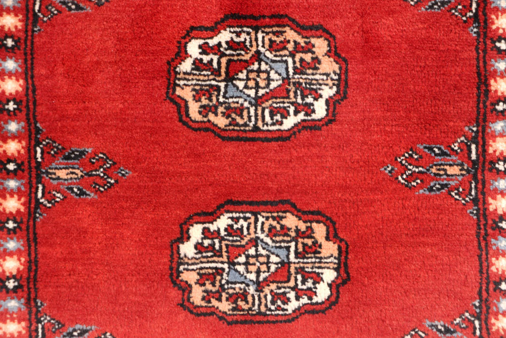 Firebrick Bokhara 2' 7 x 13' - No. 46956 - ALRUG Rug Store