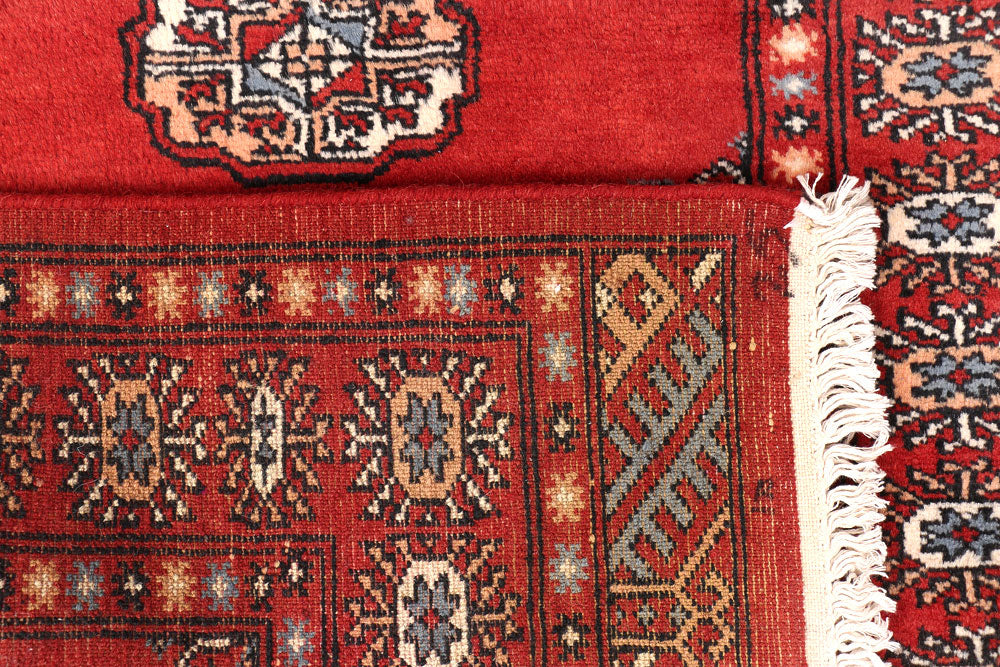 Firebrick Bokhara 2' 7 x 13' - No. 46956 - ALRUG Rug Store