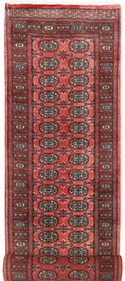 Indian Red Bokhara 2'  7" x 12'  1" - No. QA94872