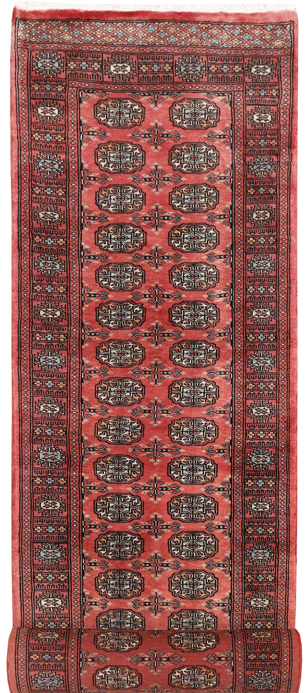 Indian Red Bokhara 2'  7" x 12'  1" - No. QA94872