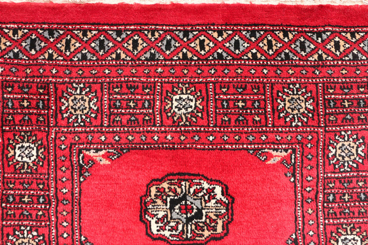 Red Bokhara 2' 7 x 11' 6 - No. 46967 - ALRUG Rug Store