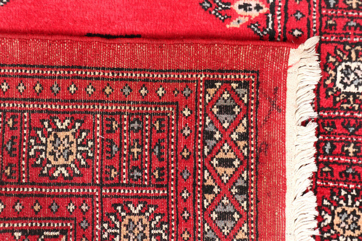 Red Bokhara 2' 7 x 11' 6 - No. 46967 - ALRUG Rug Store