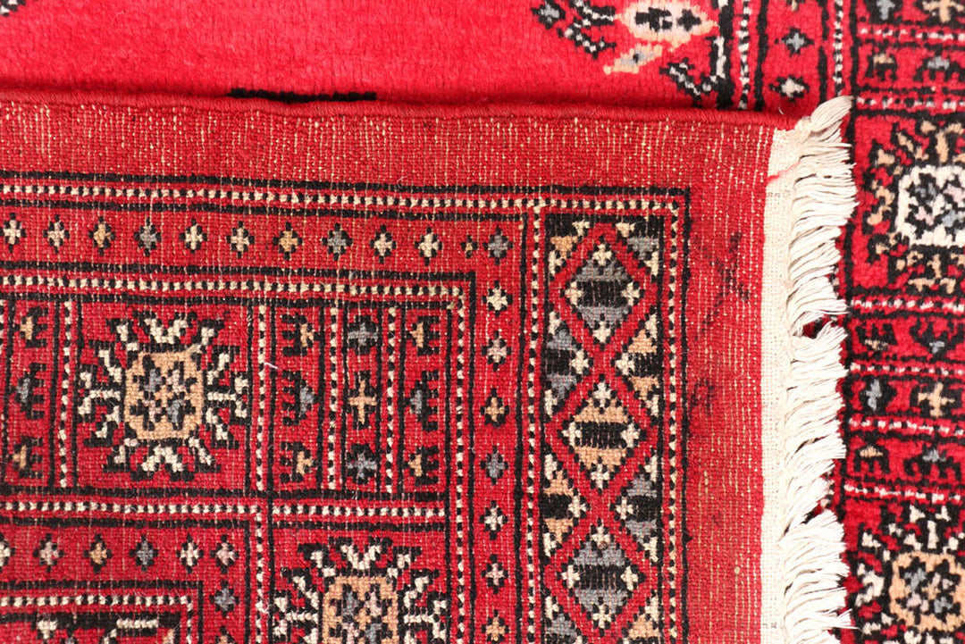 Red Bokhara 2'  7" x 11'  6" - No. QA88821
