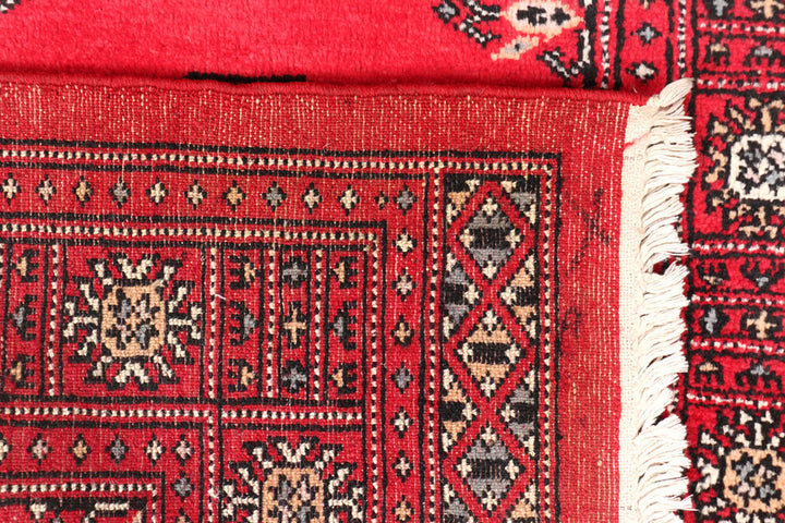 Red Bokhara 2'  7" x 11'  6" - No. QA88821