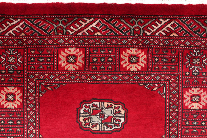 Red Bokhara 2' 6 x 12' 5 - No. 46971 - ALRUG Rug Store