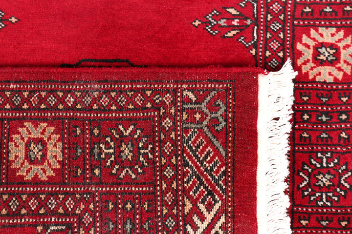 Red Bokhara 2' 6 x 12' 5 - No. 46971 - ALRUG Rug Store