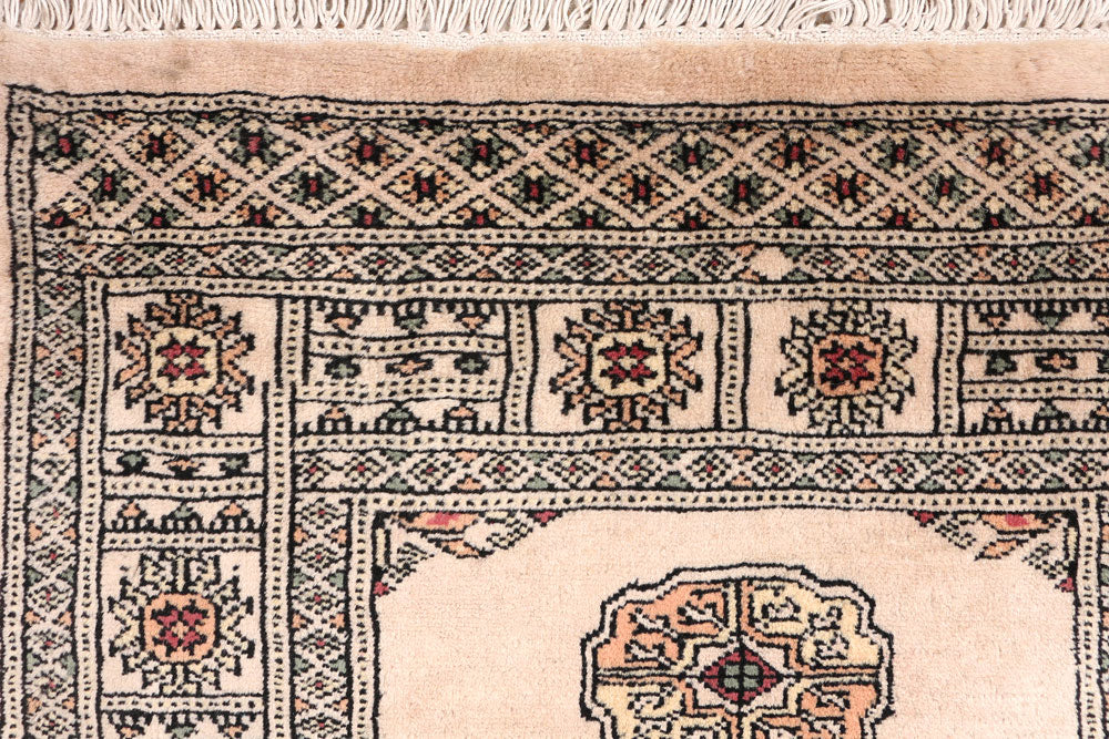 Wheat Bokhara 2' 6 x 12' 7 - No. 46973 - ALRUG Rug Store