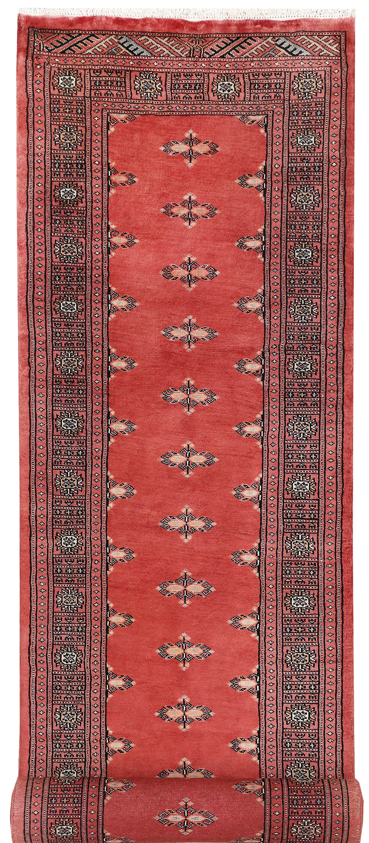 Indian Red Butterfly 2' 4 x 12' 2 - No. 46977 - ALRUG Rug Store