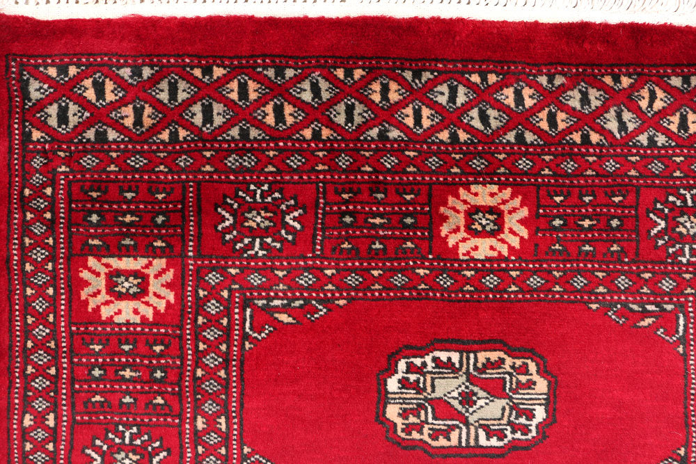 Dark Red Bokhara 2' 7 x 12' 3 - No. 46978 - ALRUG Rug Store