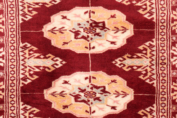 Maroon Bokhara 2' 7 x 11' 11 - No. 46980 - ALRUG Rug Store