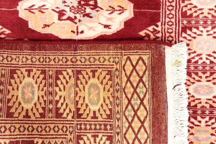 Maroon Bokhara 2' 7 x 11' 11 - No. 46980 - ALRUG Rug Store