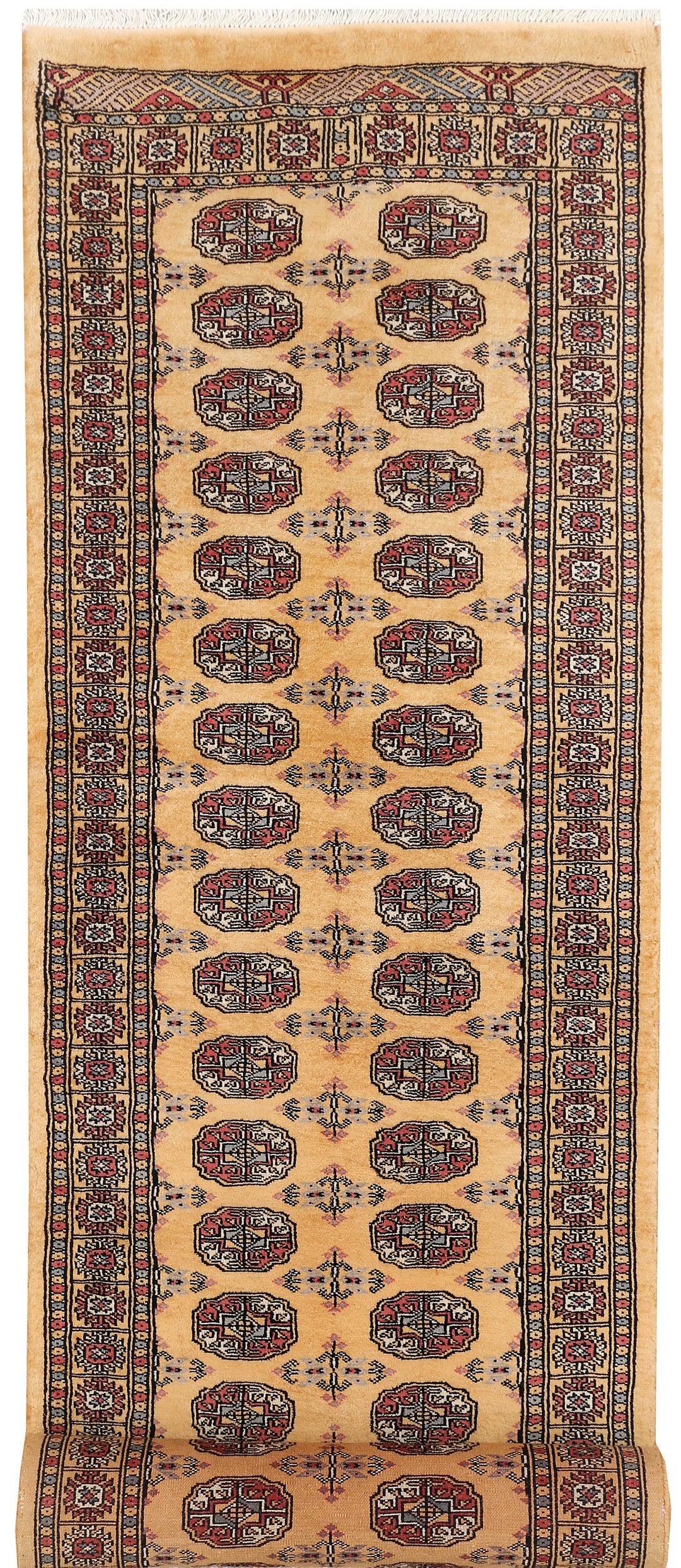 Moccasin Bokhara 2' 7 x 11' 10 - No. 46981 - ALRUG Rug Store