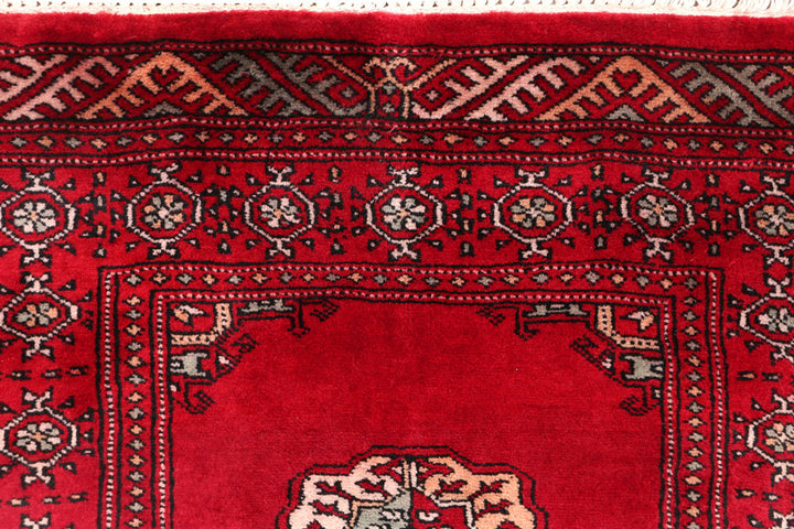 Dark Red Bokhara 2' 7 x 15' 4 - No. 46993 - ALRUG Rug Store