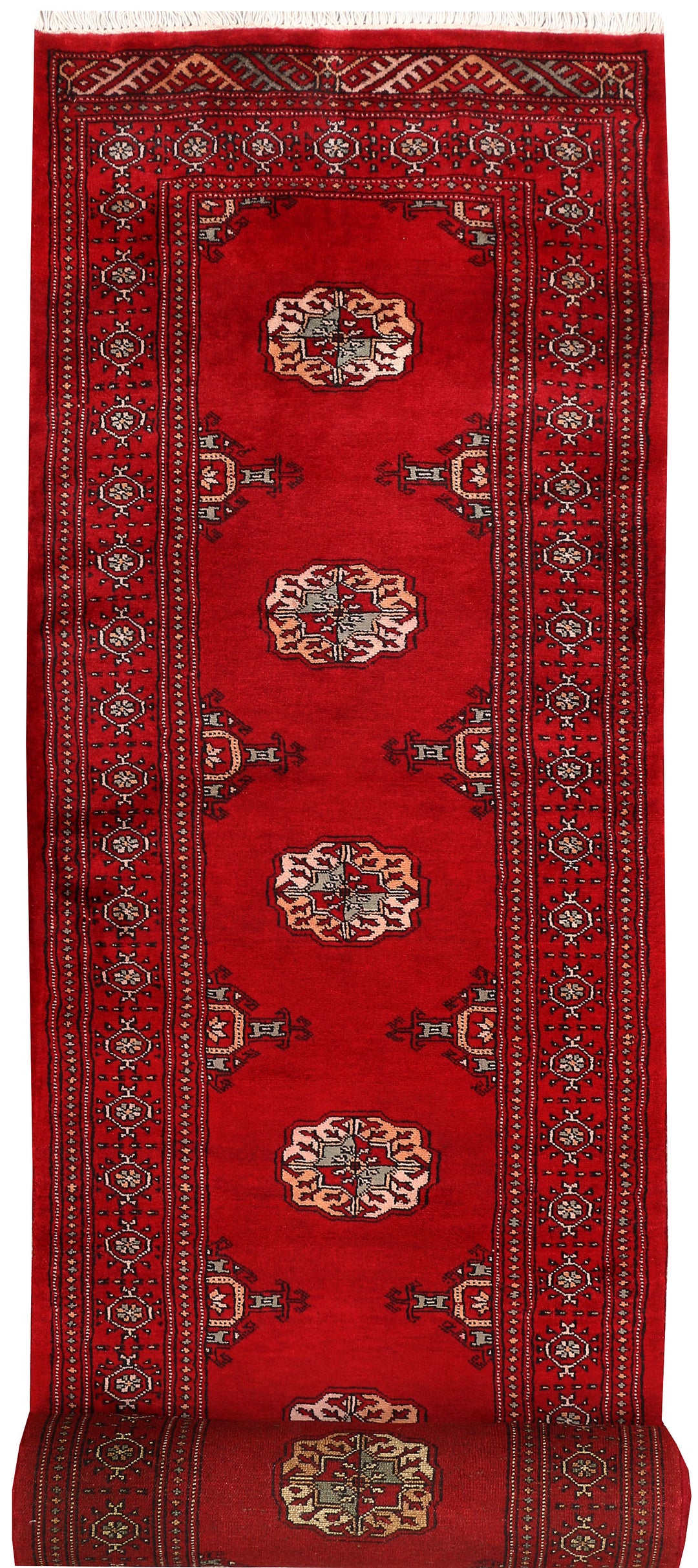 Dark Red Bokhara 2' 7 x 15' 4 - No. 46993 - ALRUG Rug Store