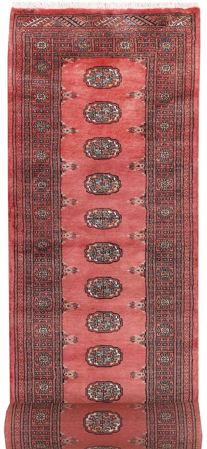 Light Coral Bokhara 2' 8 x 14' 9 - No. 47005 - ALRUG Rug Store