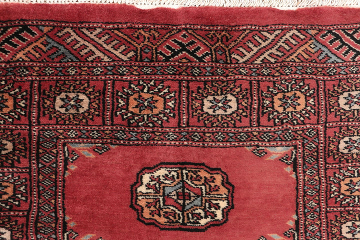 Indian Red Bokhara 2' 7 x 13' 9 - No. 47007 - ALRUG Rug Store