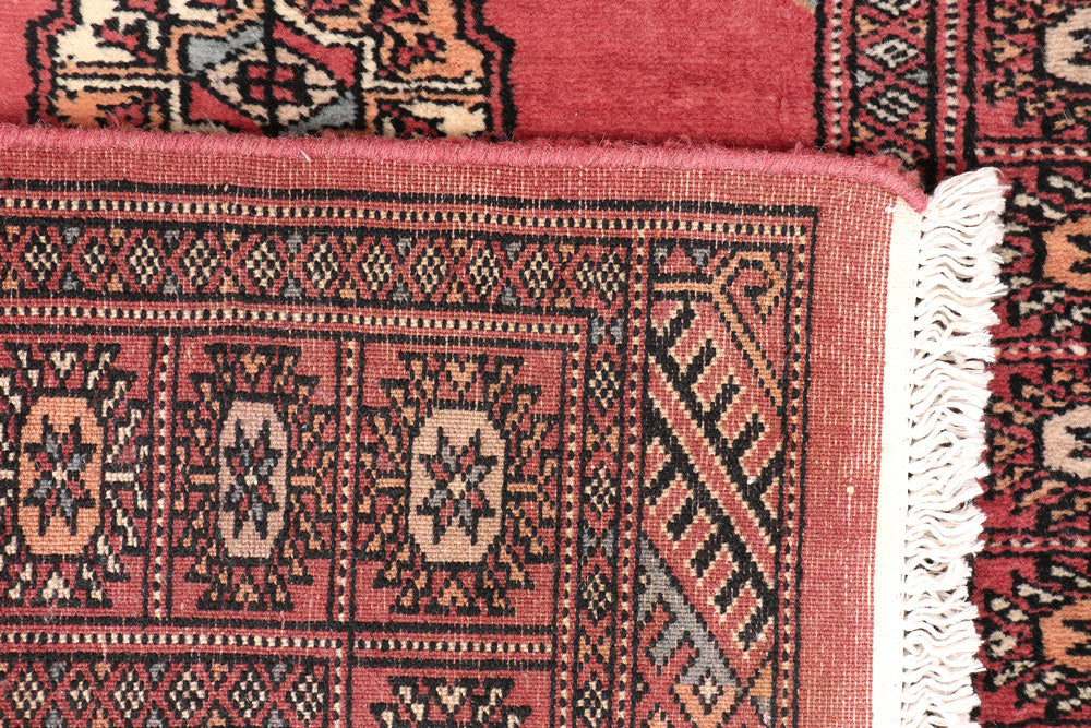 Indian Red Bokhara 2' 7 x 13' 9 - No. 47007 - ALRUG Rug Store