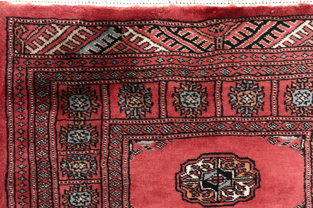 Indian Red Bokhara 2' 8 x 14' 5 - No. 47009 - ALRUG Rug Store