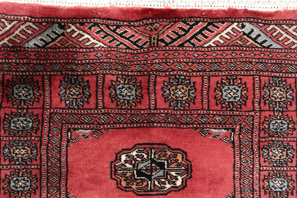 Indian Red Bokhara 2' 8 x 14' 5 - No. 47009 - ALRUG Rug Store