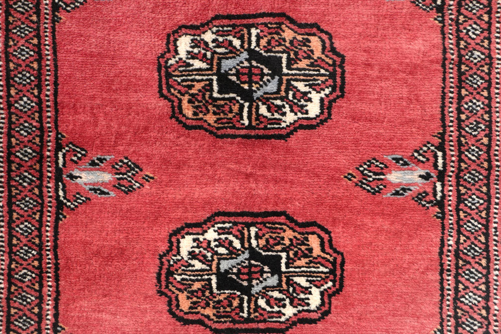 Indian Red Bokhara 2' 8 x 14' 5 - No. 47009 - ALRUG Rug Store