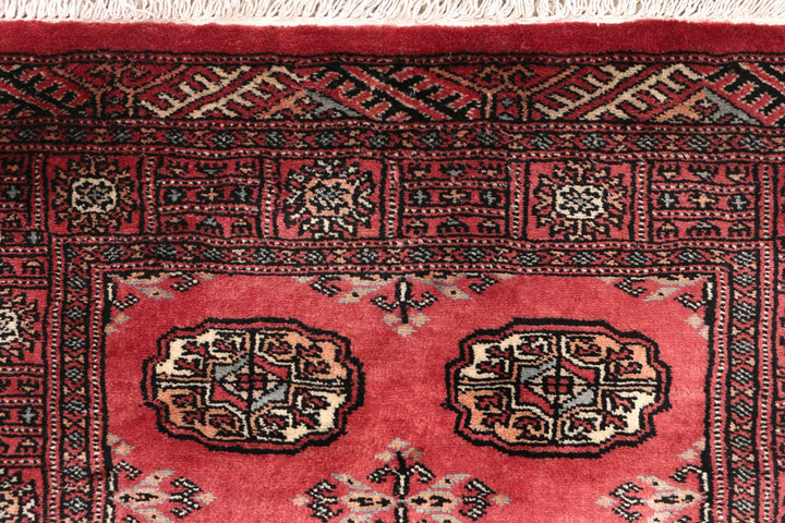 Indian Red Bokhara 2' 6 x 14' 1 - No. 47016 - ALRUG Rug Store