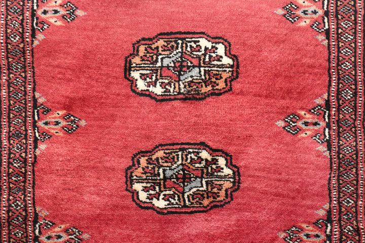 Indian Red Bokhara 2' 8 x 13' 11 - No. 47018 - ALRUG Rug Store