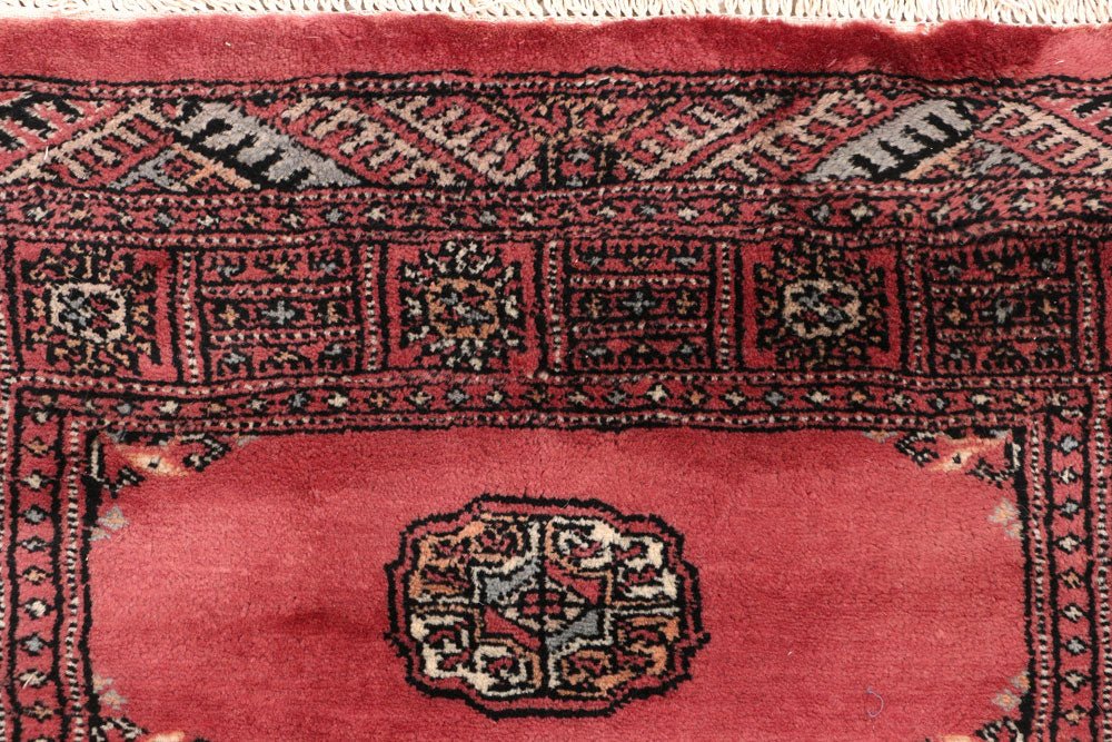 Indian Red Bokhara 2' 8 x 13' 9 - No. 47022 - ALRUG Rug Store