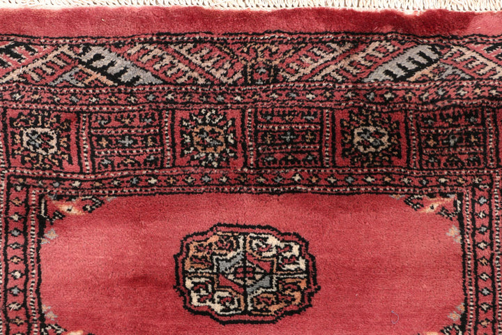 Indian Red Bokhara 2' 8 x 13' 9 - No. 47022 - ALRUG Rug Store