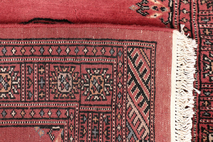 Indian Red Bokhara 2' 8 x 13' 9 - No. 47022 - ALRUG Rug Store