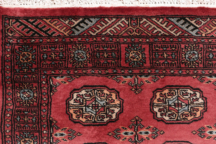 Indian Red Bokhara 2'  7" x 13'  10" - No. QA64174