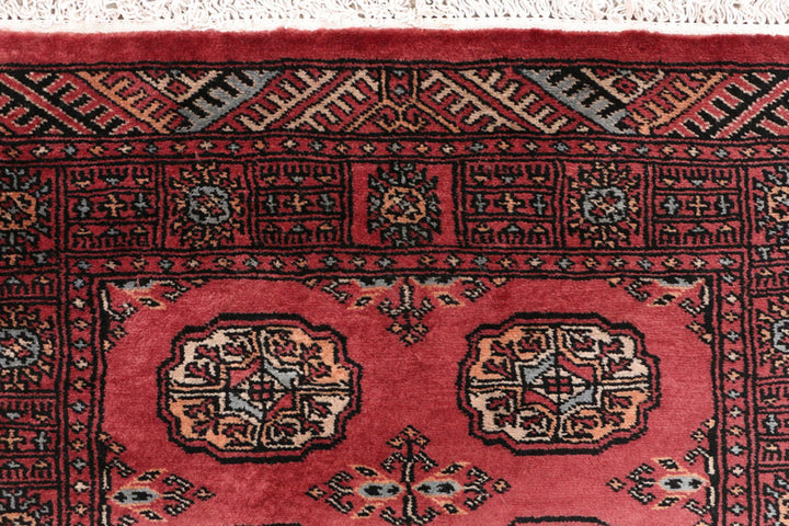 Indian Red Bokhara 2'  7" x 13'  10" - No. QA64174