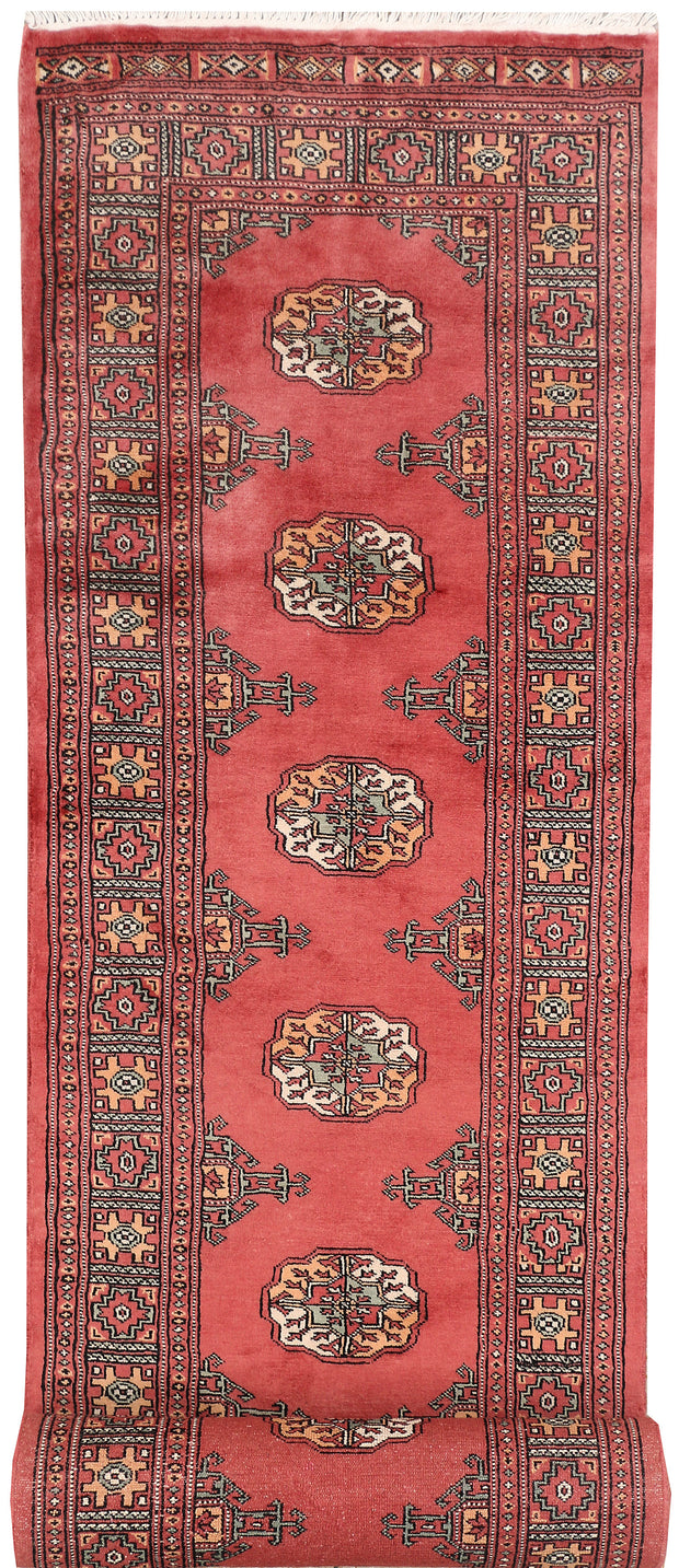 Indian Red Bokhara 2' 7 x 15' 6 - No. 47026 - ALRUG Rug Store
