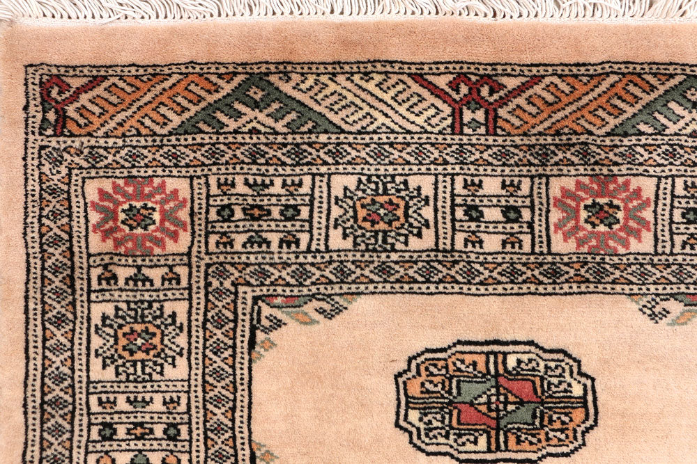 Bisque Bokhara 2' 7 x 13' 6 - No. 47029 - ALRUG Rug Store