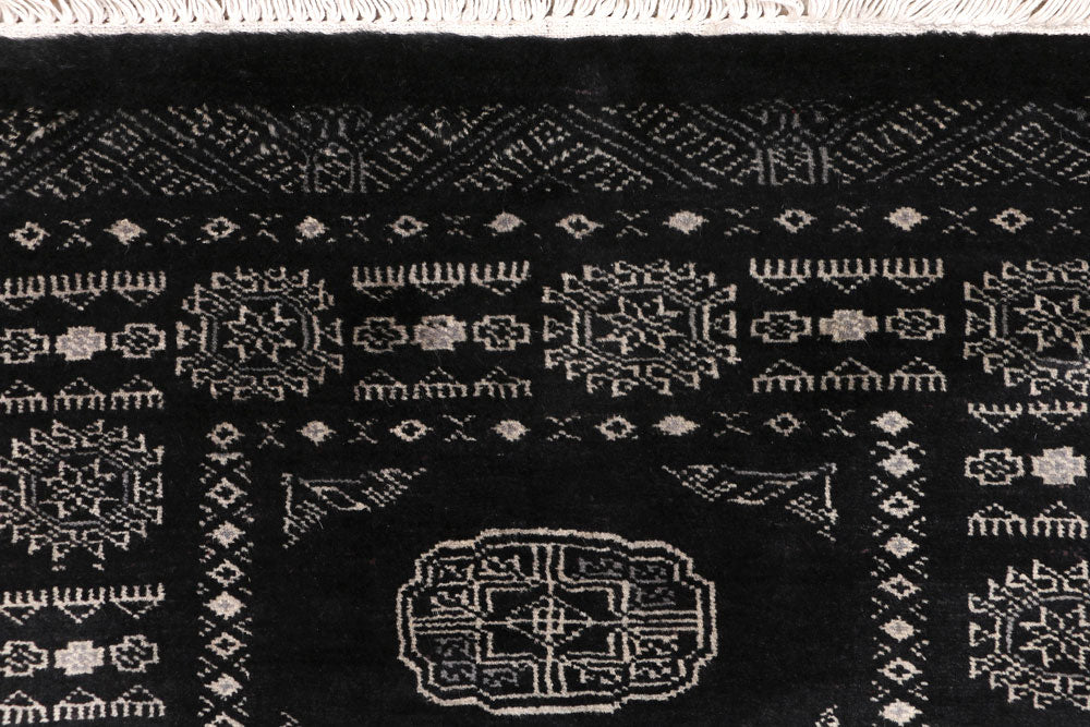 Black Bokhara 2' 7 x 15' 3 - No. 47031 - ALRUG Rug Store