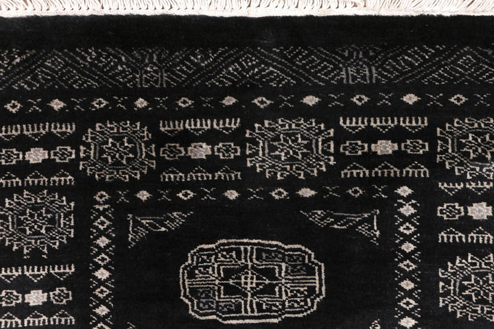 Black Bokhara 2' 7 x 15' 3 - No. 47031 - ALRUG Rug Store