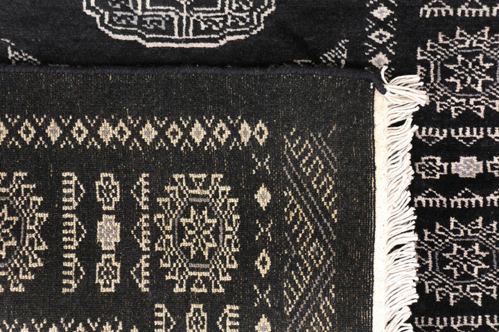 Black Bokhara 2' 7 x 15' 3 - No. 47031 - ALRUG Rug Store
