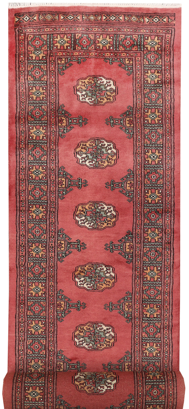 Indian Red Bokhara 2'  9" x 15'  2" - No. QA36801