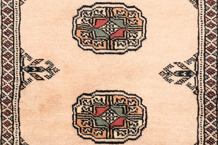 Tan Bokhara 2' 6 x 13' 7 - No. 47033 - ALRUG Rug Store