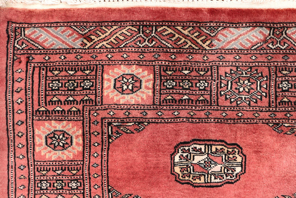 Indian Red Bokhara 2' 9 x 14' 1 - No. 47034 - ALRUG Rug Store