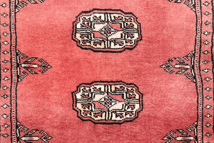 Indian Red Bokhara 2' 9 x 14' 1 - No. 47034 - ALRUG Rug Store