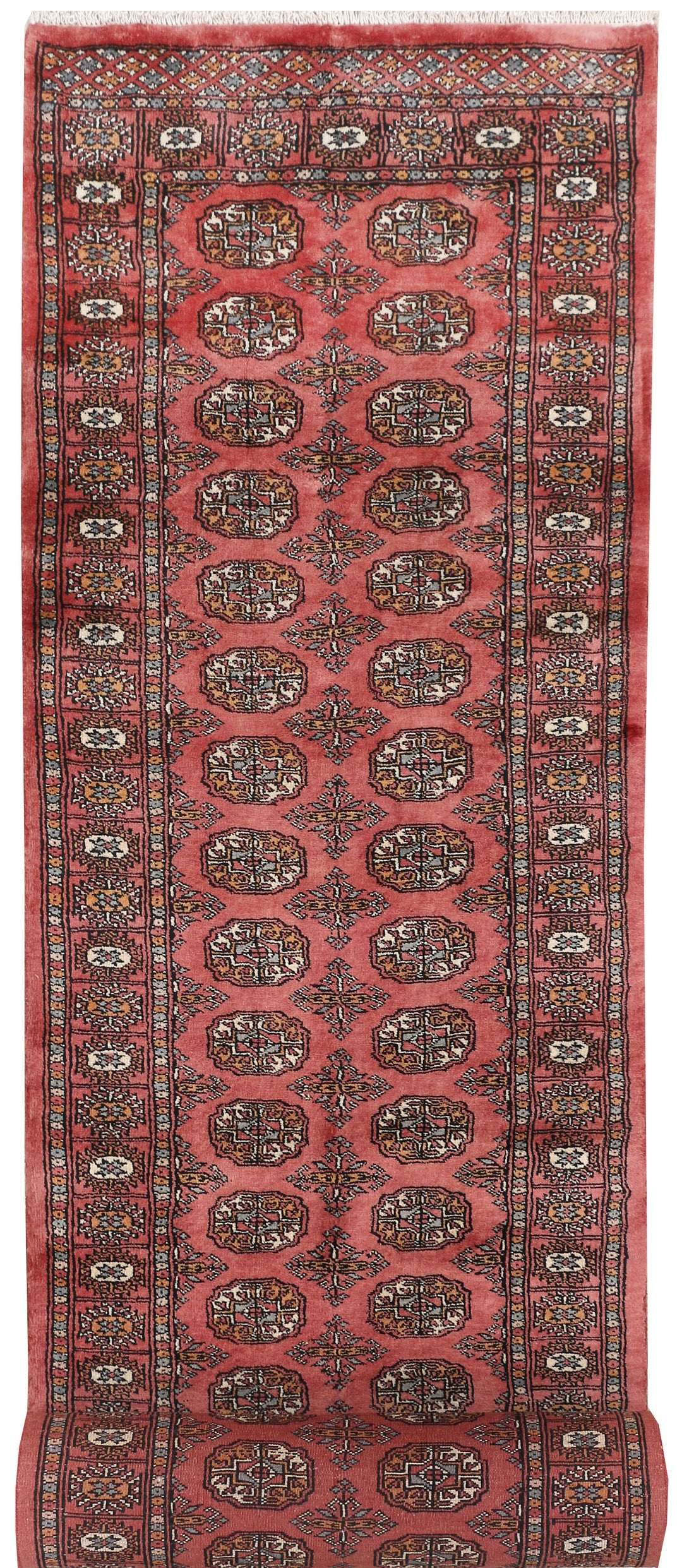 Indian Red Bokhara 2' 8 x 14' 6 - No. 47038 - ALRUG Rug Store